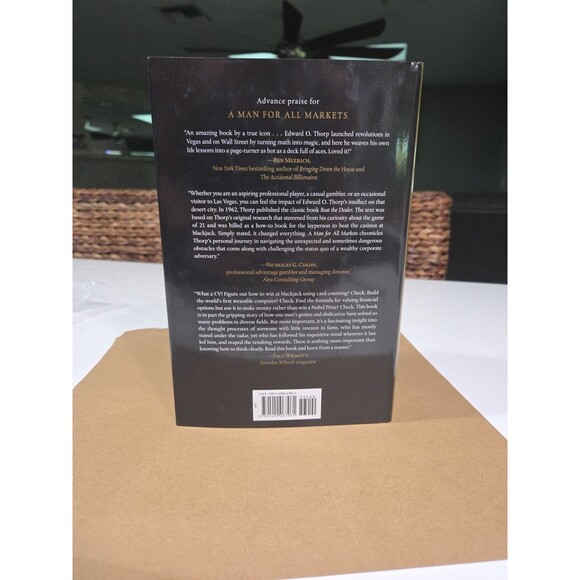 A Man for All Markets: Beating the Odds by Thorp, Edward O. Hardback GYMBKSHELF - Picture 4 of 6